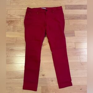 YMI Women's Vibrant Red Jeggings